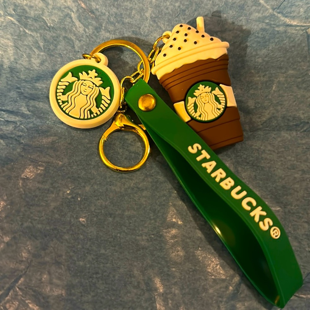 NWOT Starbucks Chocolate Frappuccino Keychain